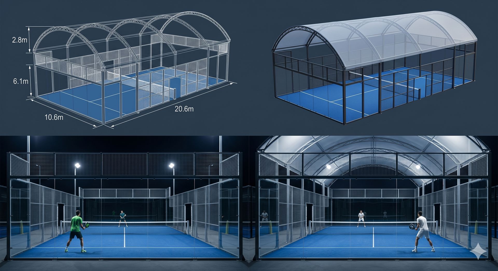 Padel Court Roof product overview
