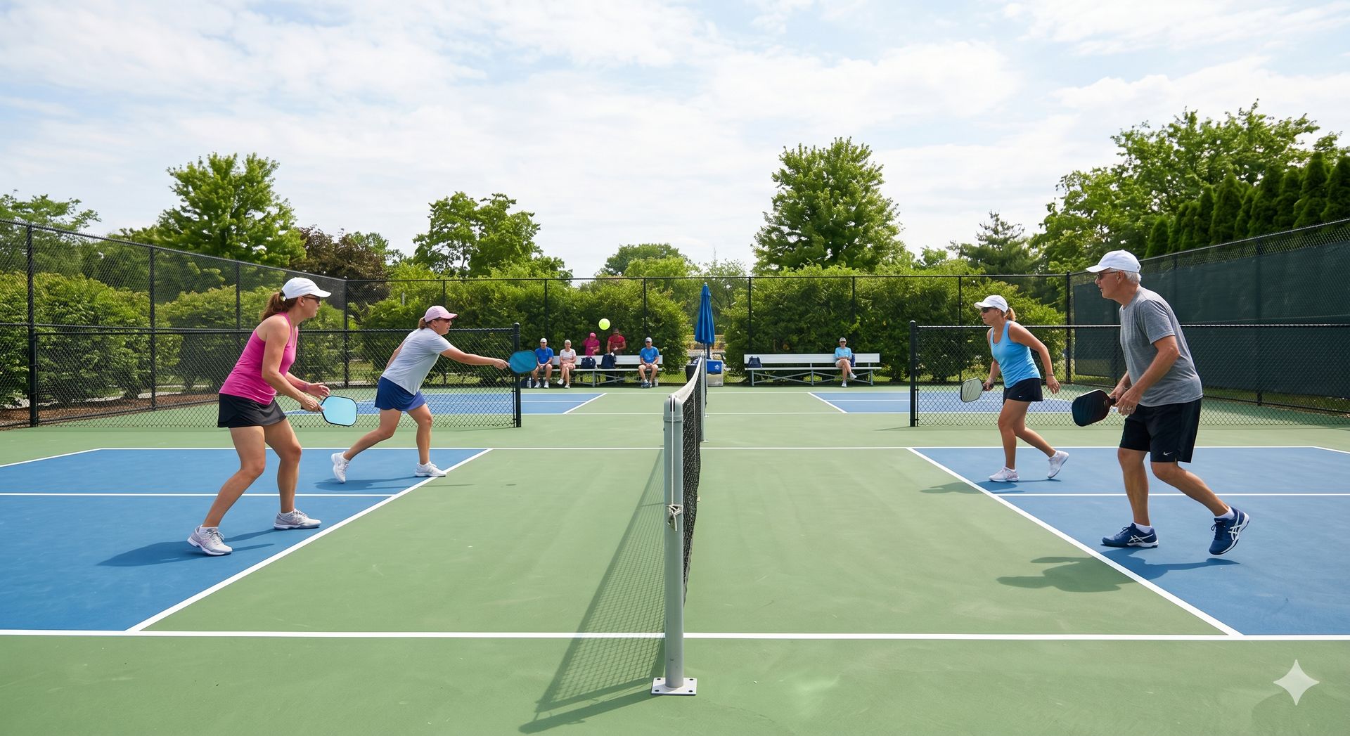 Doubles Court — 20m × 10m