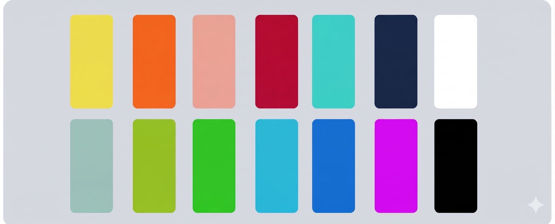 PADEL System Colours — 16 Options Available