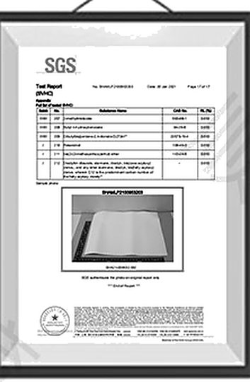 PVDF-Membran — SGS-Brandschutzklassifizierung