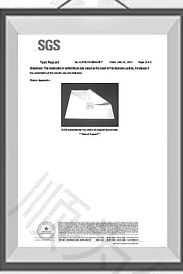 SGS-Prüfbericht